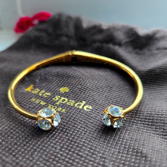 Kate Spade Lady Marmalade Gold bracelet with pouch - Picture 4 of 7